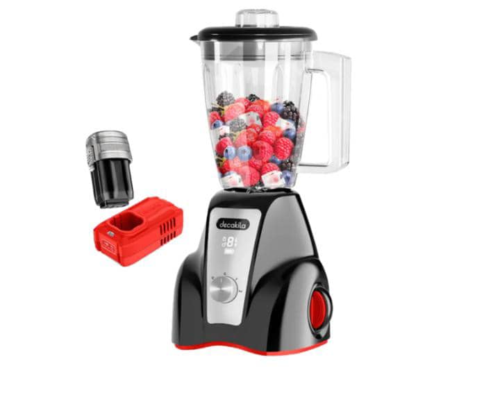 Decakila 300W Cordless Rechargeable Stand Blender